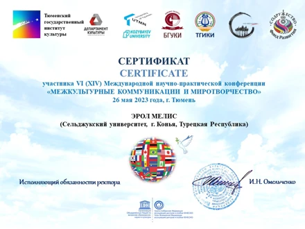 Bölümümüz Öğrencilerinin Makaleleri Yayınlandı.